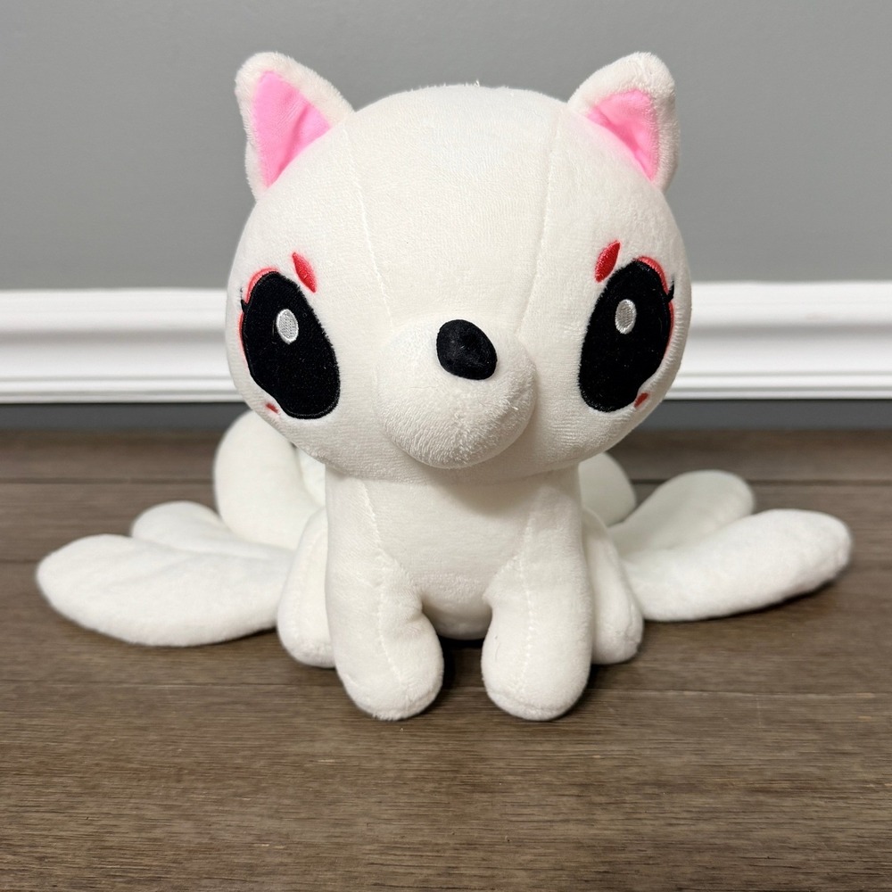 TV To The Sky Kingdom Cartoon White 9-Tail Fox Plush